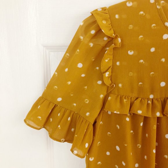 NWT J.Crew Point Sur Ruffle Dress Crinkle Chiffon - Picture 7 of 12